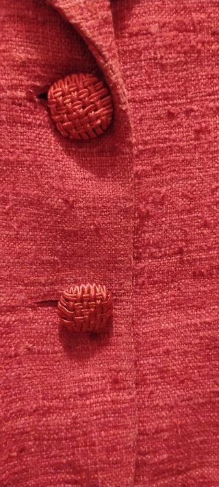 Chaqueta de Seda 100% Rosa Fucsia.