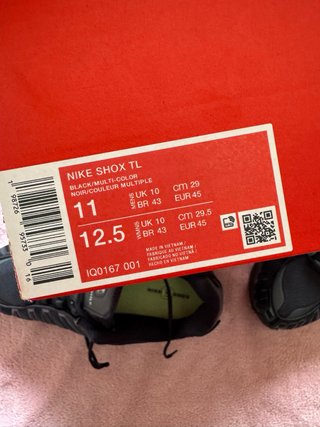 Zapatillas Nike Shox TL Negras