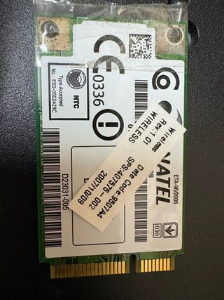 Tarjeta WiFi HP Vatel Wireless Rev 1.01