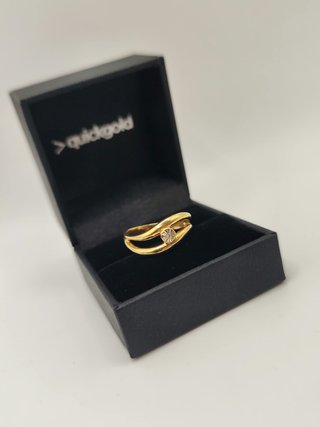 Anillo Solitario Oro 18k - 2,78gr