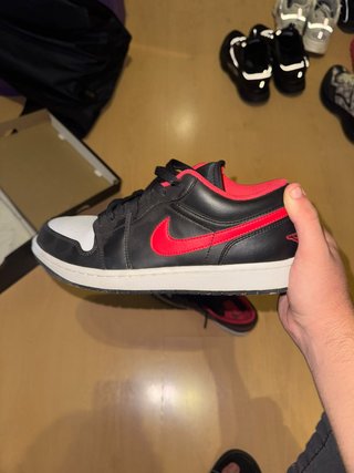 Nike Jordan 1 Retro Low Negro Rojo