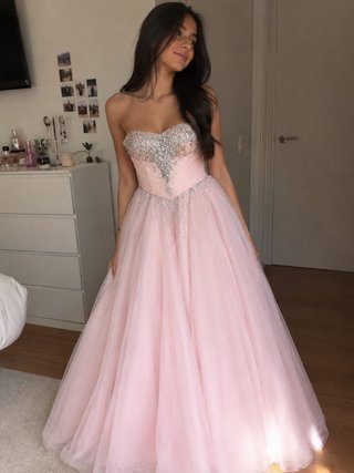 Vestido de Quinceañera Rosa Claro