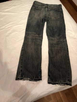 Vaqueros Zara Flared Hombre Azul