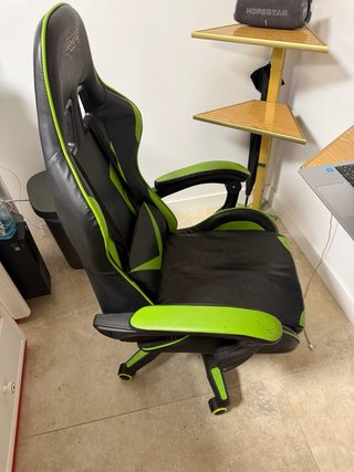 Silla Gamer HOPESTAR Negra y Verde