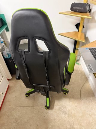 Silla Gamer HOPESTAR Negra y Verde