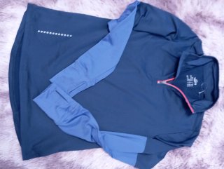 Camiseta deportiva azul M