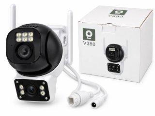 Cámara de Vigilancia V380 Pro Doble Lente PTZ.
