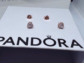 Set Pandora Corazón Blanco