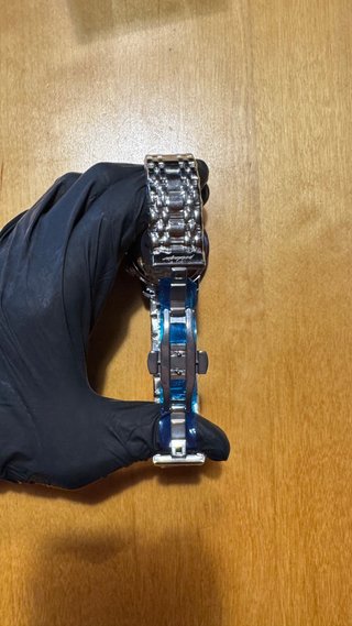 Reloj de lujo hombre Plateado elegante
