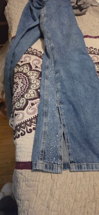 Pantalones Rectos Ellespack con Pedrería
