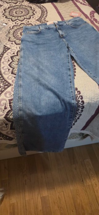 Pantalones Rectos Ellespack con Pedrería