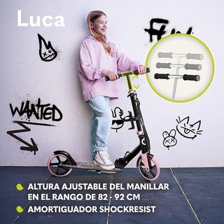 lionelo Luca Patinete Urbano XXL hasta 100 kg