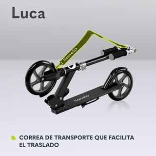 lionelo Luca Patinete Urbano XXL hasta 100 kg