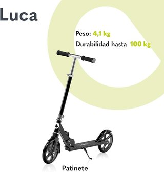 lionelo Luca Patinete Urbano XXL hasta 100 kg