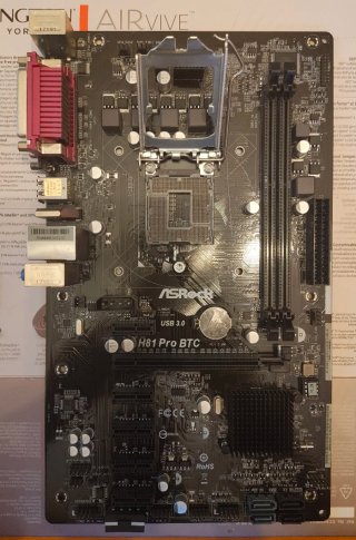 Placa Base ASRock H81 Pro BTC + I5 4460