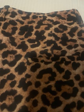 Pantalón de vestir Zara estampado animal