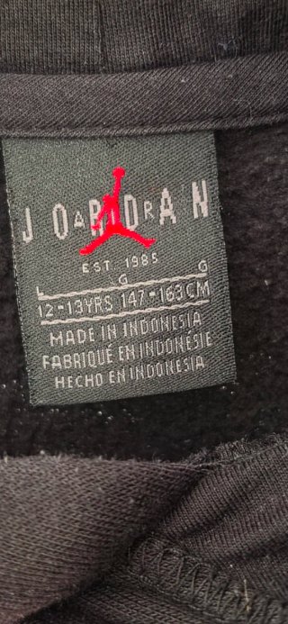 Sudadera Jordan Negra Infantil
