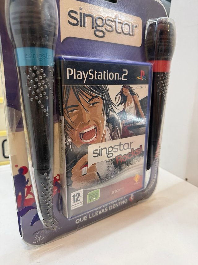 SingStar Rocks! PS2 con Micrófonos