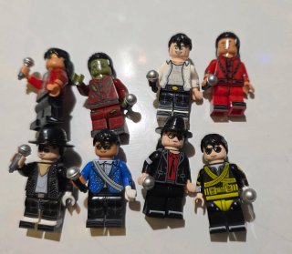 8 Minifiguras Michael Jackson lego compatible