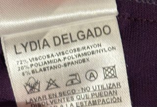 Vestido Lidia Delgado Morado T-44