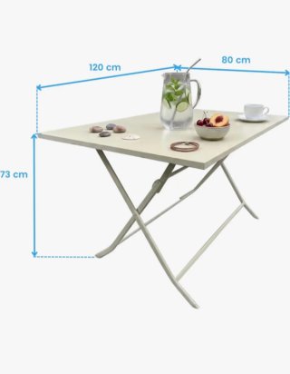 Mesa Plegable Blanca