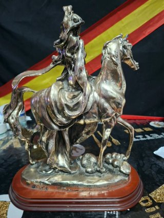 Escultura Bronce Plata Siglo XX