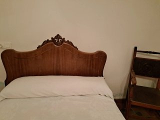 Cama Antigua de Madera Vintage 1,35 x 1,85