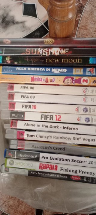 Lotto DVD e Videogiochi vari