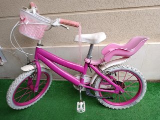 Bicicleta infantil niña rosa