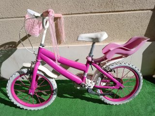 Bicicleta infantil niña rosa