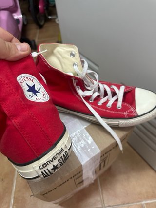 Zapatillas Converse All Star Altas Rojas Talla 43