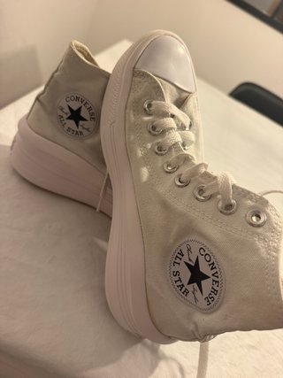 Botas Converse All Star Plataforma Blancas
