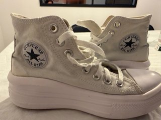 Botas Converse All Star Plataforma Blancas