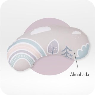 MoMi PASTEL arco de juego con colchoneta