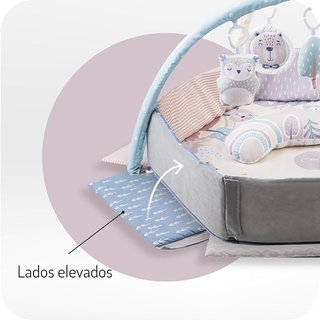 MoMi PASTEL arco de juego con colchoneta