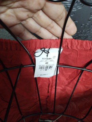 Camiseta Roja El Corte Inglés Talla 40