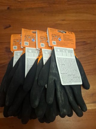 Guantes de Trabajo Safetop FlexiLatex G107 4 pares