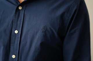 Camisa Polo Ralph Lauren azul marino hombre manga