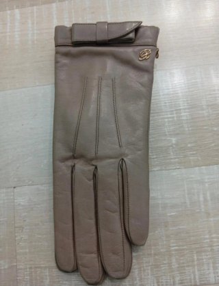 Guantes de cuero Blumarine