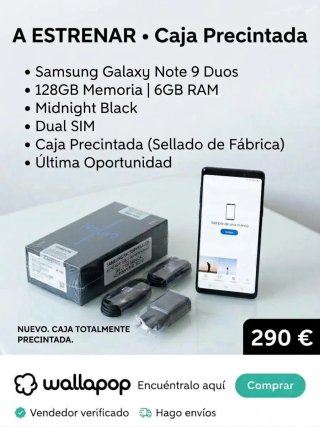 Samsung Galaxy Note 9 128GB Duos PRECINTADO!!
