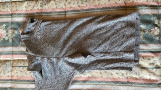 Jersey Gris Bershka con Volantes
