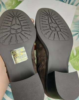 Botines marrones con cremallera nuevas