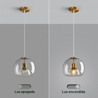 Lámpara Colgante de Cristal