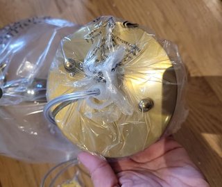 Lámpara Colgante de Cristal