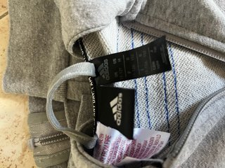 Conjunto Adidas Gris y Azul
