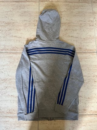 Conjunto Adidas Gris y Azul