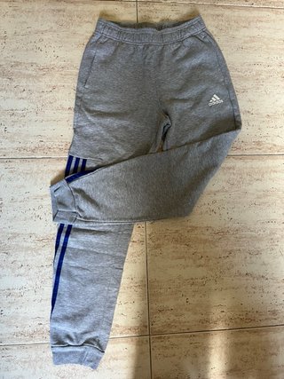 Conjunto Adidas Gris y Azul