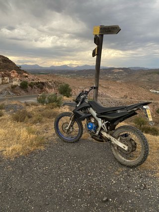 Derbi 49cc Enduro/Motocross Negra y Azul