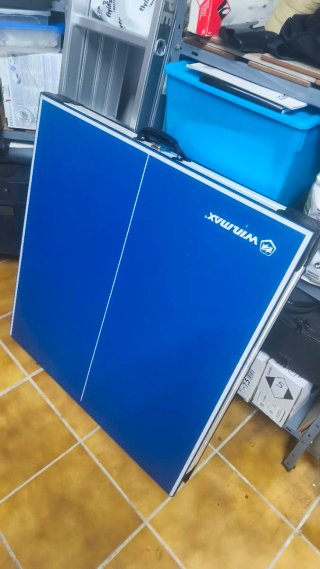 Mesa Ping Pong Plegable WIN.MAX Mediana. Azul