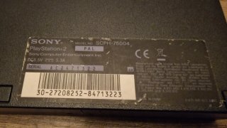 Ps2 Slim SCPH 75004 + Adaptador